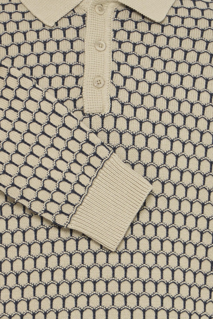 BLEND Heren Polo lange mouw - Afbeelding 4